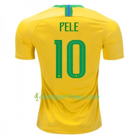 Koszulka Brazylia Pele 10 Domowe Koszulki Piłkarskie Mistrzostwa Świata 2018